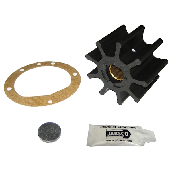 Impeller Kit-9 Blade-Nitrile-3-3/4" Diax2-1/2" W, 1" Shaft Dia